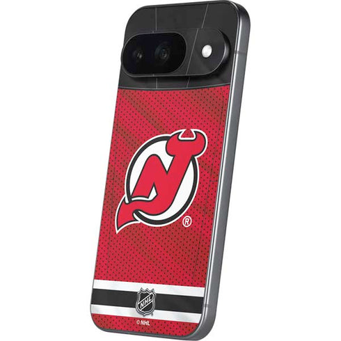 NHL New Jersey Devils Home Jersey Google Pixel 9 Skin